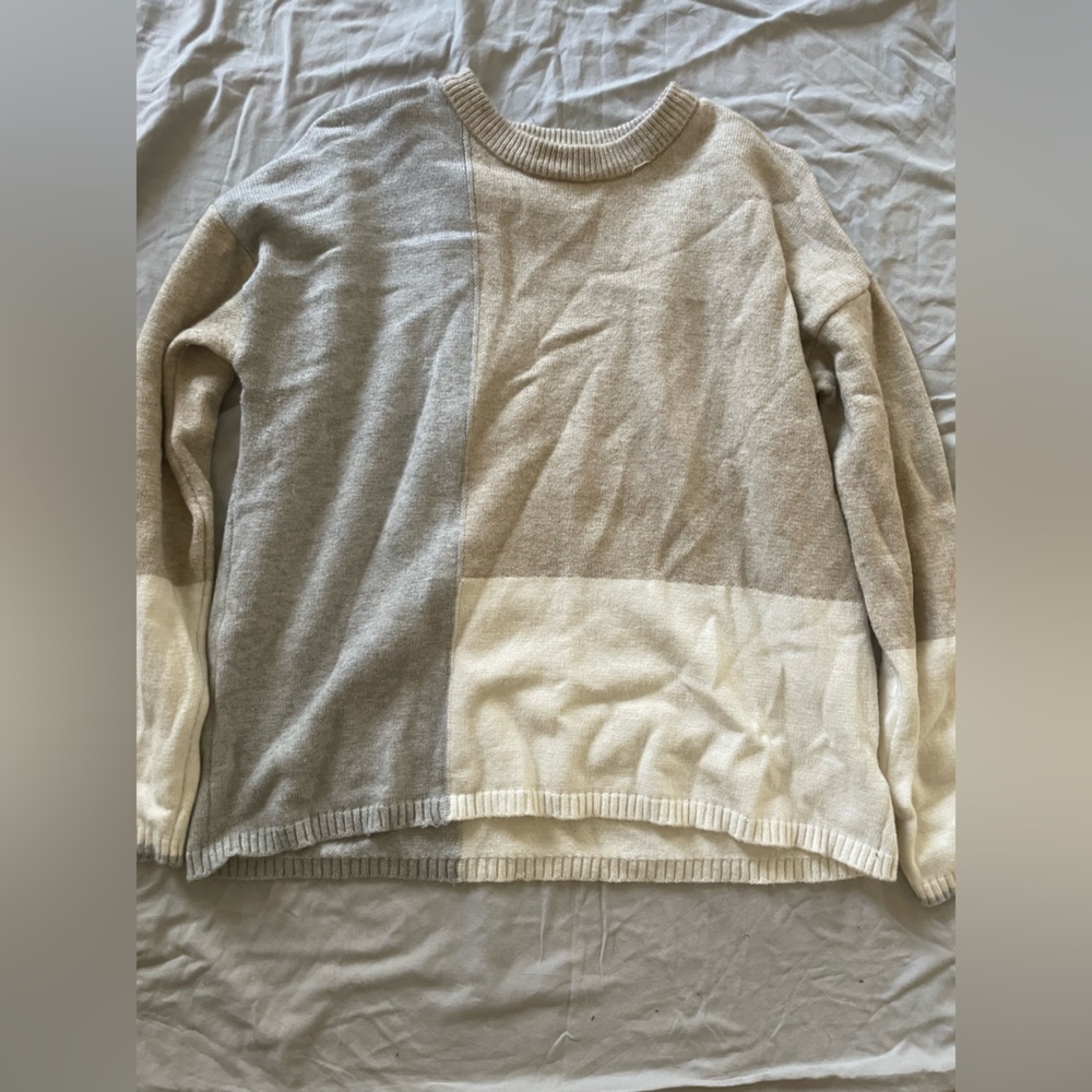 Poof Apparel Large Patch Sweater